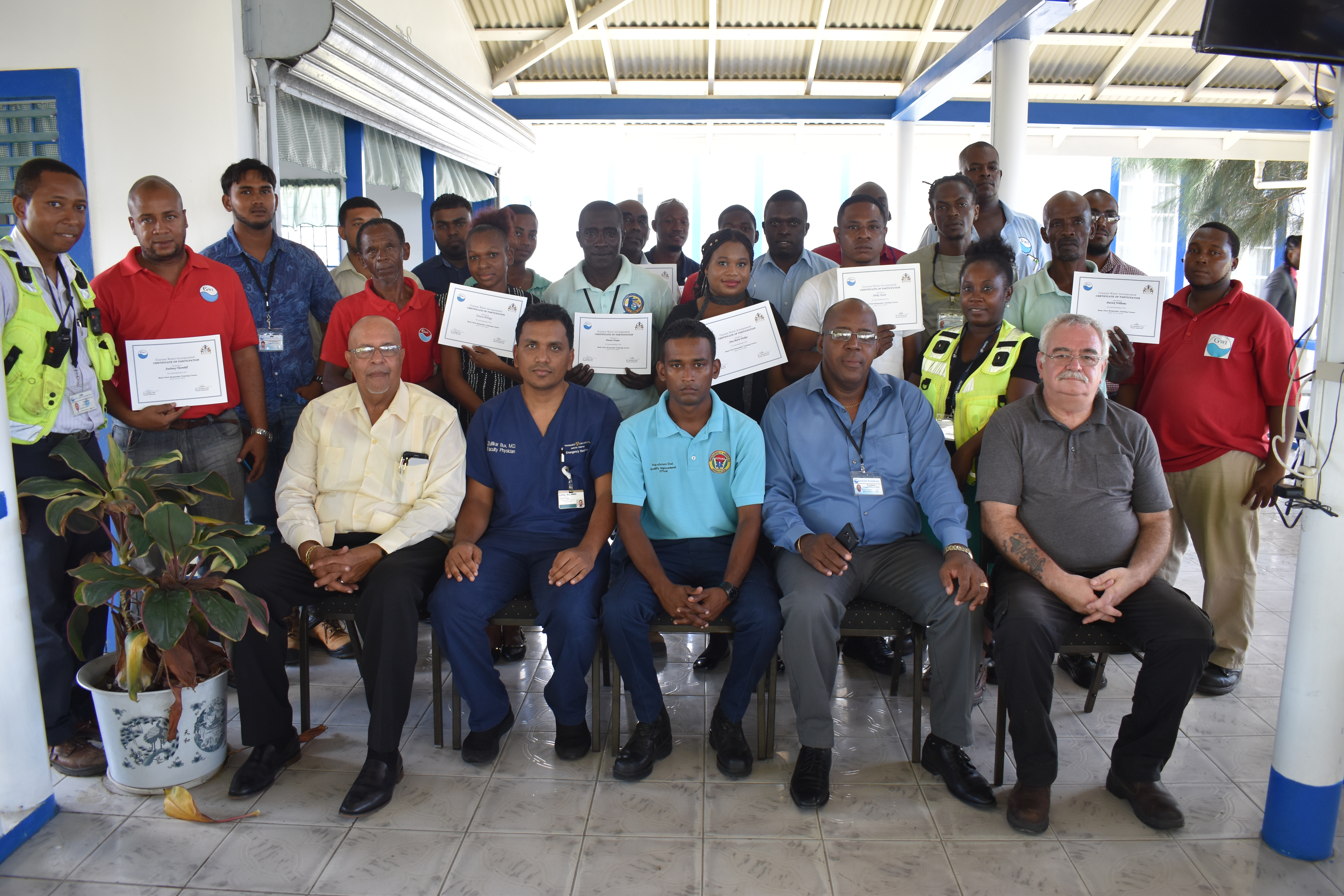 78 GWI Staff Undergo First Responders Training